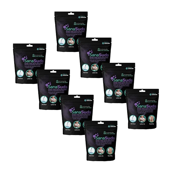 Linen with Aloe – Soap & Shampoo Infused 8-Pack